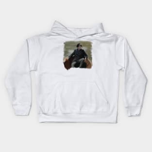 Joseph on a boat. Kids Hoodie